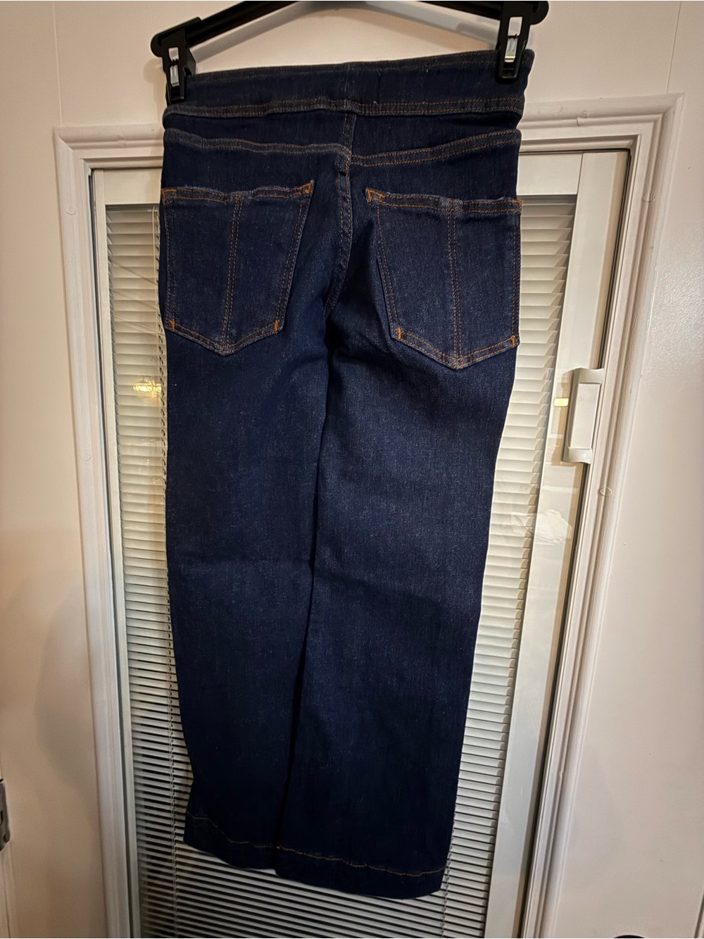 NWOT | Pilcro High-Rise Dark Indigo Wide-Leg Flare Jeans - Women | 24P - Picture 3 of 7